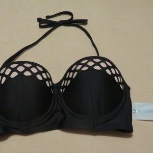 NEW WOMANS COASTAL BLUE BIKINI TOP BEACH WEAR